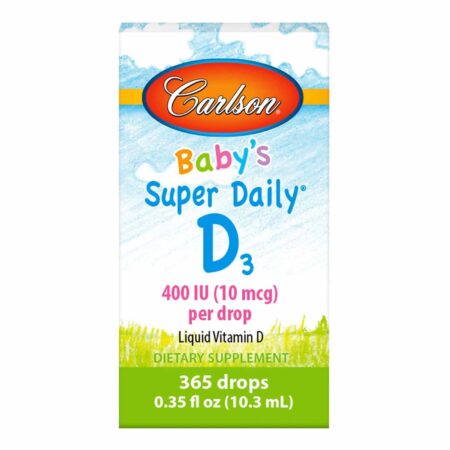 Carlson Labs, Baby Super Daily Vitamina D3 400 IU - 10.3 ml - Image 6