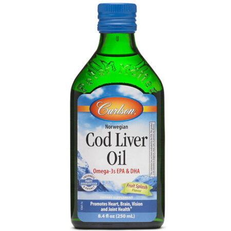 Carlson Labs Cod Liver Oil, Fruit Splash - 8.4 fl oz