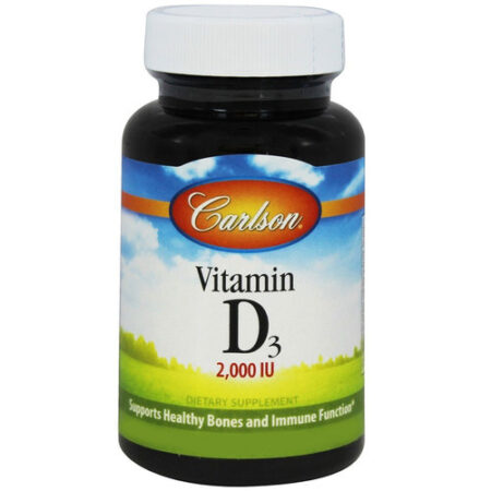 Carlson Labs, Vitamina D3 2000 IU - 120 Cápsulas em Gel