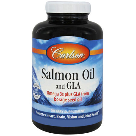 Carlson Labs Salmon Oil and GLA - 825 mg - 60 Cápsulas em Gel