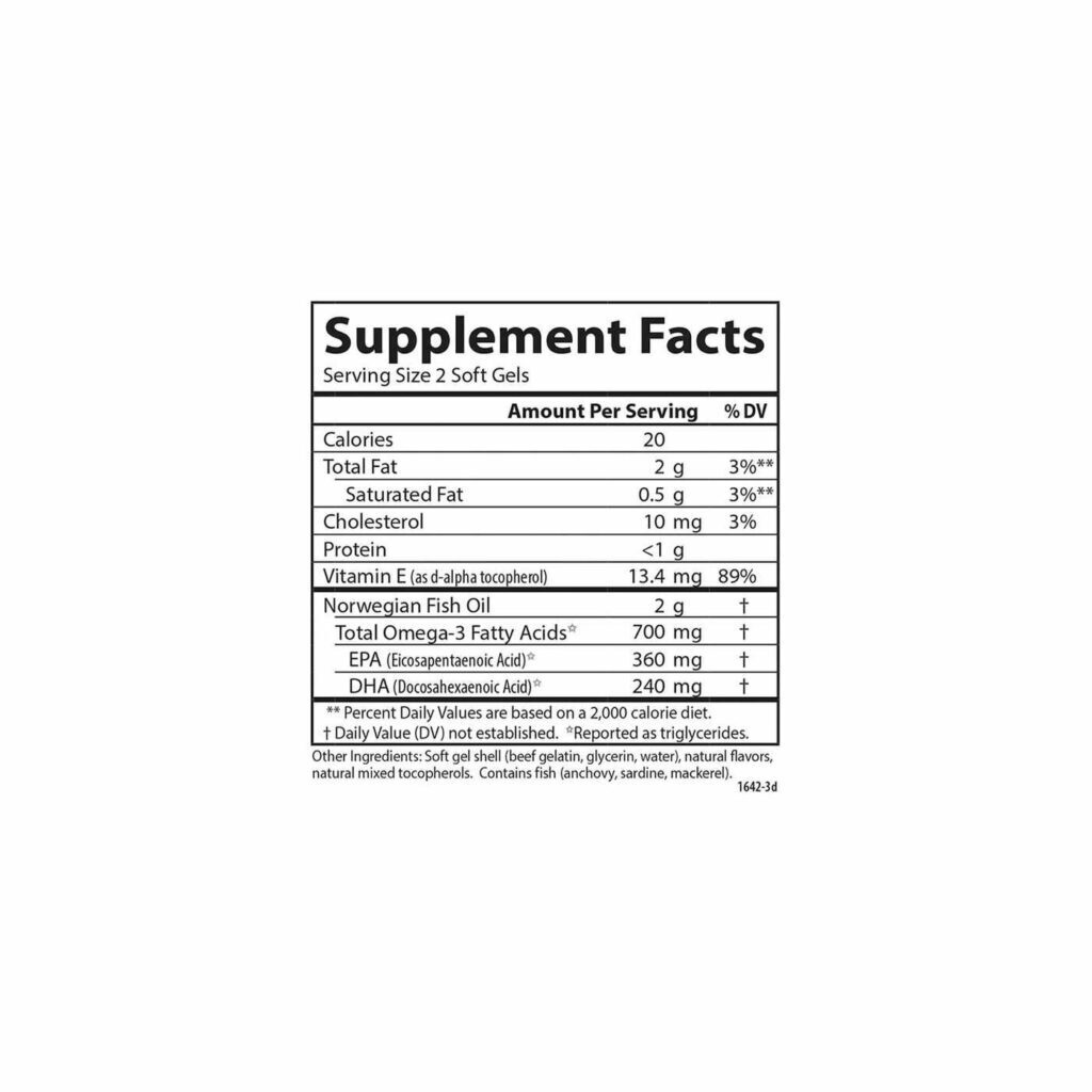 Carlson Labs Óleo de Peixe 1000mg Laranja - 240 Cápsulas Gel - Saúde Completa - Imagem 4