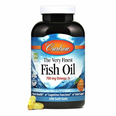 Carlson Labs, The Very Finest Óleo de Peixe 1,000 mg, Sabor Laranja - 240 Cápsulas em Gel - Image 5