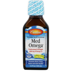 Carlson Labs Med Omega Limão Lima 100mL - Ômega 3 Puro para Sua Saúde