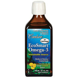 Carlson Labs EcoSmart Ômega-3 Limão 200 ml - Saúde e Bem-Estar em Gotas