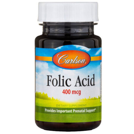 Carlson Labs Folic Acid - 400 mcg - 300 Tabletes