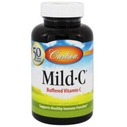 Carlson Labs Mild C 500 mg - 100 Cápsulas: Vitamina C de Alta Absorção no Brasil