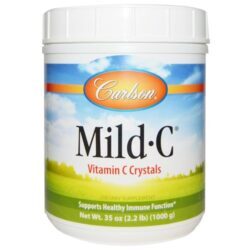 Carlson Labs Mild C Cristais Vitamina C 1000g - Pureza e Saúde no Brasil