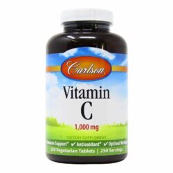Carlson Labs Vitamina C 1,000 mg - 250 Tabletes: Sua Dose Diária de Imunidade e Bem-Estar
