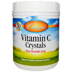 Carlson Labs Vitamina C Cristais 170g - Poder Antioxidante Puro