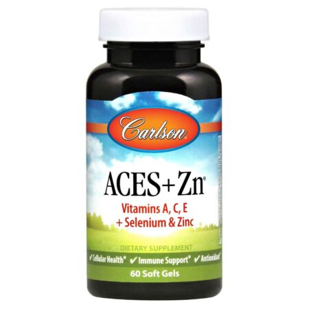 Carlson Labs, ACES + Zn® - 60 Cápsulas em Gel