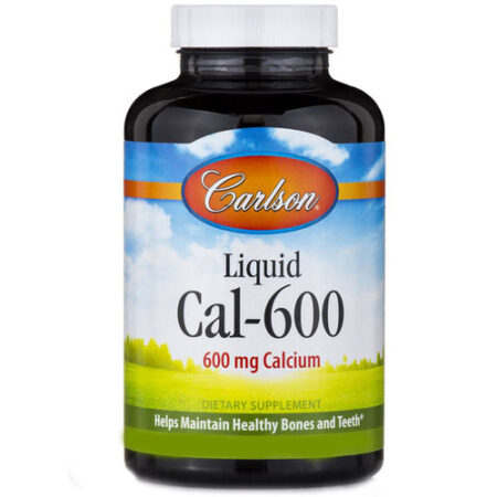 Carlson Labs Liquid Cal-600 - 600 mg - 100 Cápsulas em Gel