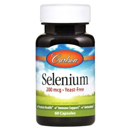 Carlson Labs, Selênio 200 mcg- 60 Cápsulas