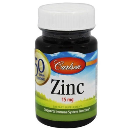 Carlson Labs, Zinco 15 mg - 100 Tabletes