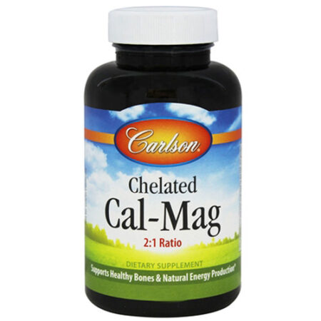 Carlson Labs Chelated Cal-Mag 2:1 Ratio - 60 Tabletes