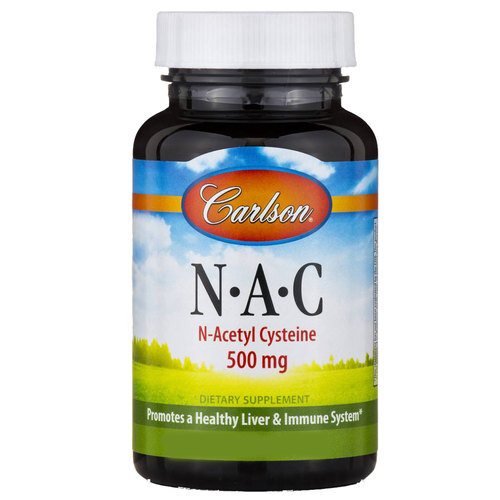 Carlson Labs N.A.C. 500 mg - 60 Cápsulas: Saúde Respiratória e Antioxidante no Brasil