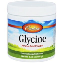 Carlson Labs Glicina Aminoácido em Pó - 100g (100% Puro)