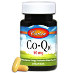 Carlson Labs Co-Q10 50 mg - 30 Cápsulas em Gel: Vitalidade e Energia para o Seu Dia