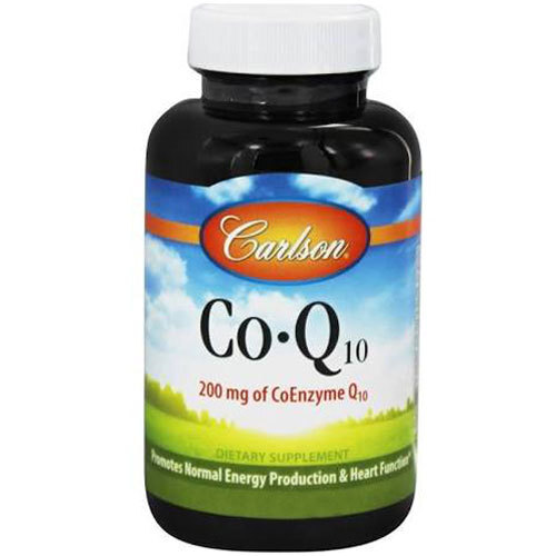 Carlson Labs Co-Q10 200 mg - 120 Cápsulas em Gel: Energia e Saúde Cardiovascular para Você