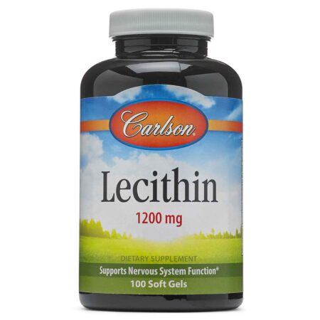 Carlson Labs, Lecitina 1,200 mg - 100 Cápsulas em Gel