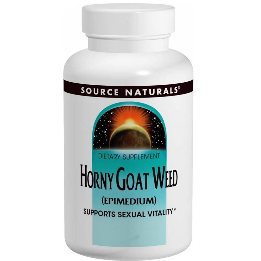 Source Naturals Erva Horny Goat 1000mg - 60 Tabletes: Energia e Vitalidade para o Homem Moderno