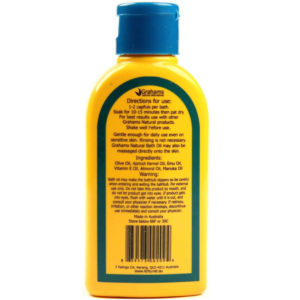 Óleo de Banho Grahams Natural 115g (120ml) - Hidratação Profunda e Relaxamento - Imagem 2