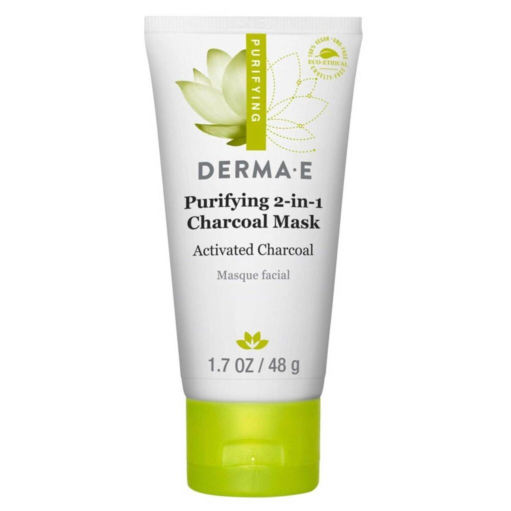 Derma E Máscara Purificante de Carvão 2 em 1 - 48g | Limpeza Profunda Pele - Imagem 2