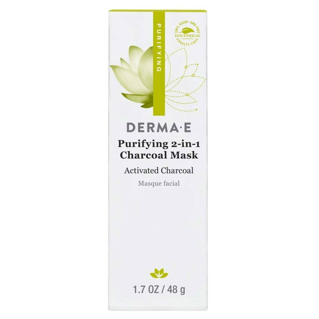 Derma E Máscara Purificante de Carvão 2 em 1 - 48g | Limpeza Profunda Pele - Imagem 3