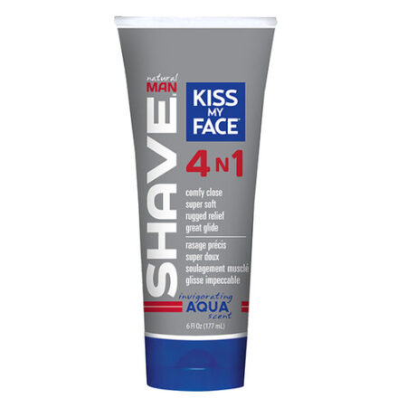 Kiss My Face, Creme para Barbear 4 em 1 para Homens - 6 oz (177mL)