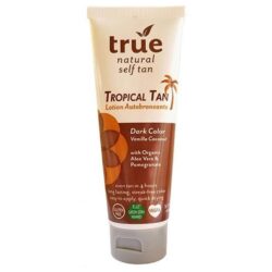True Natural Loção Autobronzeadora Tropical Bronze Escuro - 96g (4oz) Pele Dourada