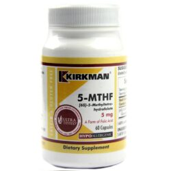 Kirkman Labs 5-MTHF - 60 Cápsulas Vegetarianas: Metilfolato de Alta Absorção para o Bem-Estar
