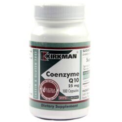 Kirkman Labs Coenzima Q10 25 mg Hipoalergênico – 100 Cápsulas: Energia e Saúde Antioxidante