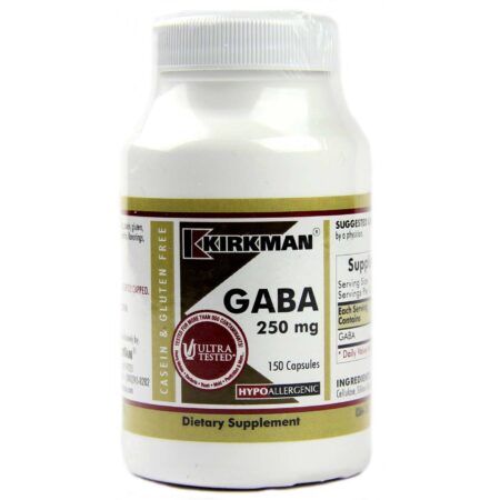 Kirkman Labs, GABA 250 Mg - 150 Cápsulas Vegetarianas