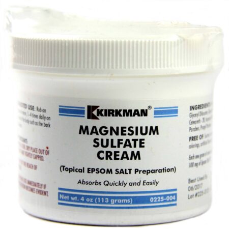 Kirkman Labs, Creme de Sulfato de Magnésio - 113 g (4 oz)