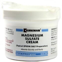 Kirkman Labs Creme Sulfato de Magnésio - 113g (4oz) - Alívio e Bem-Estar