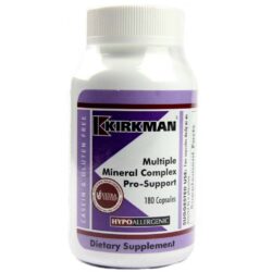 Kirkman Labs Multiple Mineral Complexo Pro-Support Hipoalergênico - 180 Cápsulas Vegetarianas