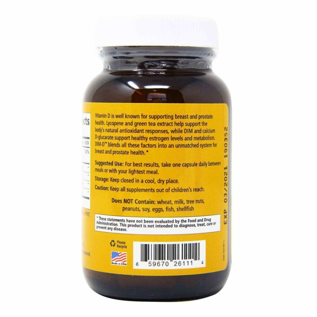 Pure Essence Labs DIM-D 30 Cápsulas Vegetarianas: Equilíbrio Hormonal e Saúde Hepática no Brasil - Imagem 3