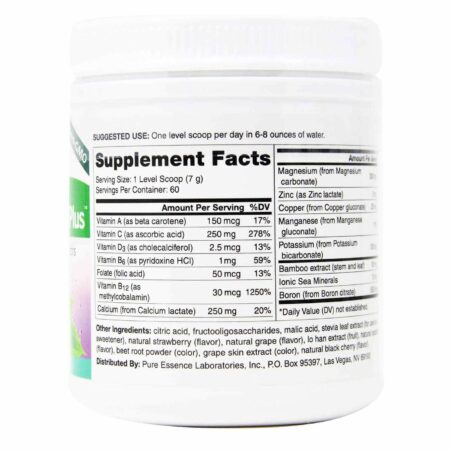 Pure Essence Labs, Ionic-Fizz™ Calcium Plus™, Frutas Silvestres - 420 g - Image 2