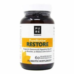 Pure Essence Labs Purebiotics Restore - 60 Cápsulas Vegetarianas para Saúde Intestinal no Brasil