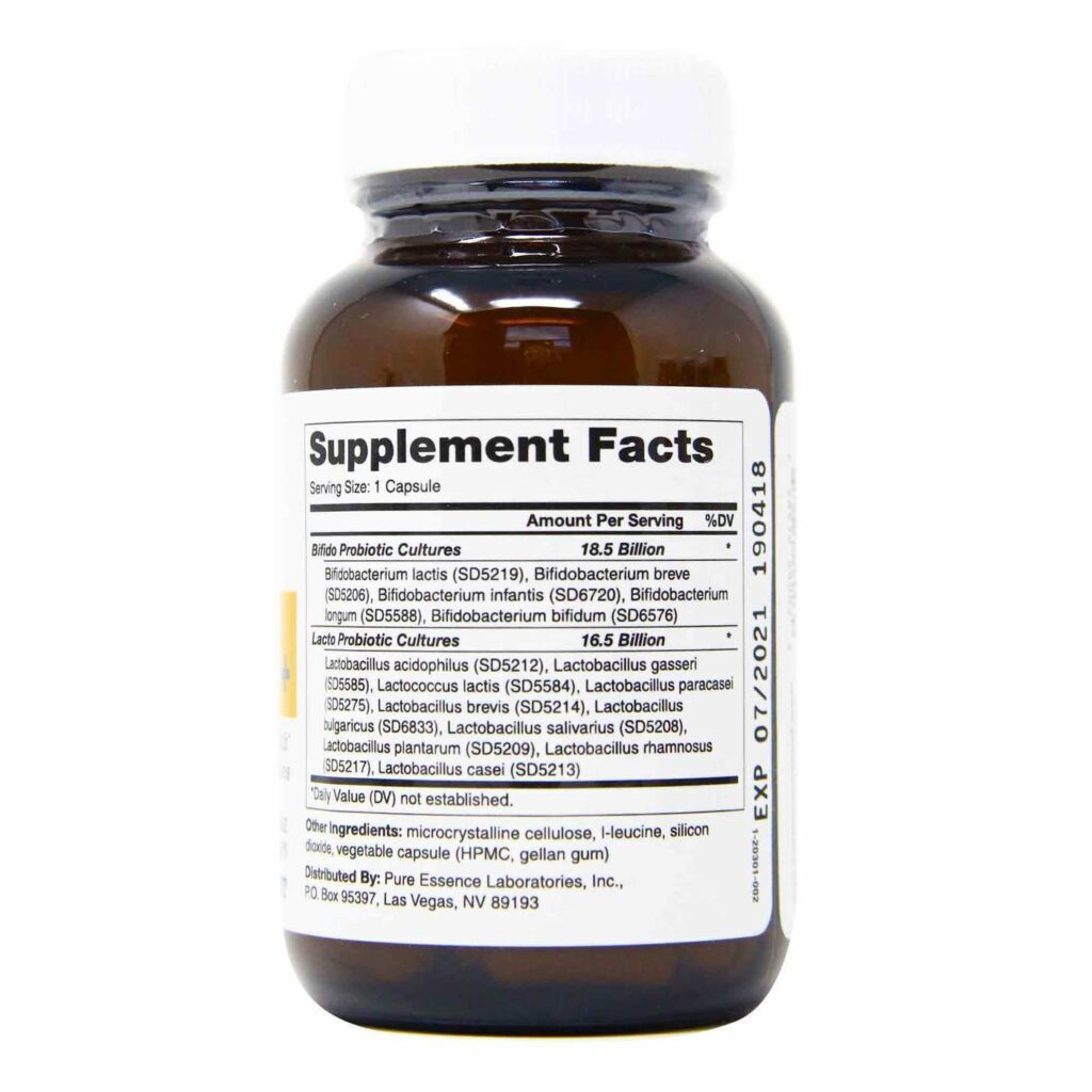 Purebiotics Restore 40+ Pure Essence Labs: Probiótico Vegetariano para Saúde Intestinal (30 Cápsulas) - Imagem 3