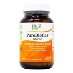 Purebiotics Women Pure Essence Labs: Probiótico Feminino 60 Cápsulas Vegetarianas