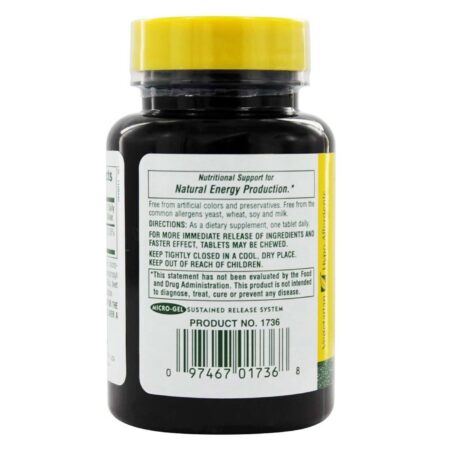 Nature's Plus, Shot-O-B12® 5000 mcg - 60 Tabletes - Image 2