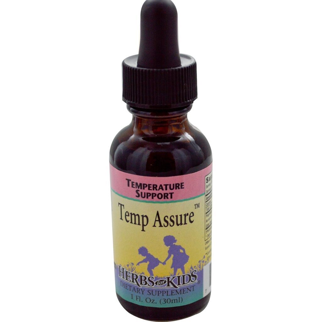 Ervas for Kids Temp-Assegurar 1 fl oz (30 ml) - Auxílio Natural para o Bem-Estar Infantil