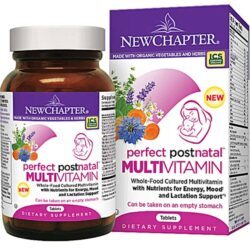 New Chapter Perfect Postnatal Multivitamina - 192 Tabletes: Recuperação e Vitalidade Pós-Parto