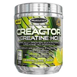 MuscleTech Creactor, Sabor Lima-Limão - 120 Porções: Potencialize Seu Treino