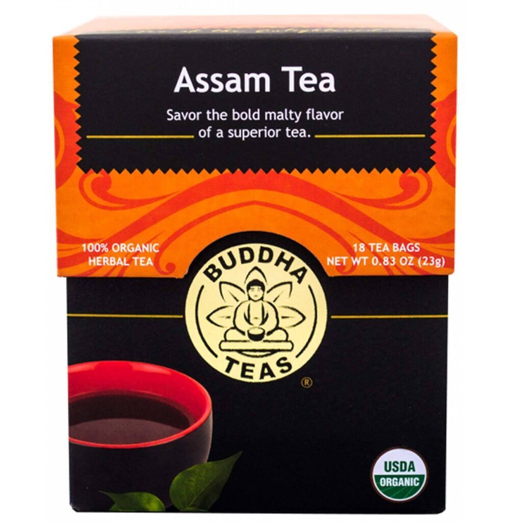 Buddha Teas Chá Preto Assam 18 Sachês - Puro Sabor e Energia Natural