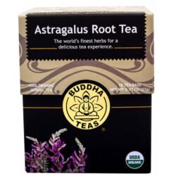 Buddha Teas Chá de Raiz de Astragalus - 18 Saquinhos de Chá para Bem-Estar