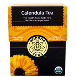 Buddha Teas Chá de Calêndula - 18 Saquinhos: Bem-Estar e Saúde Natural