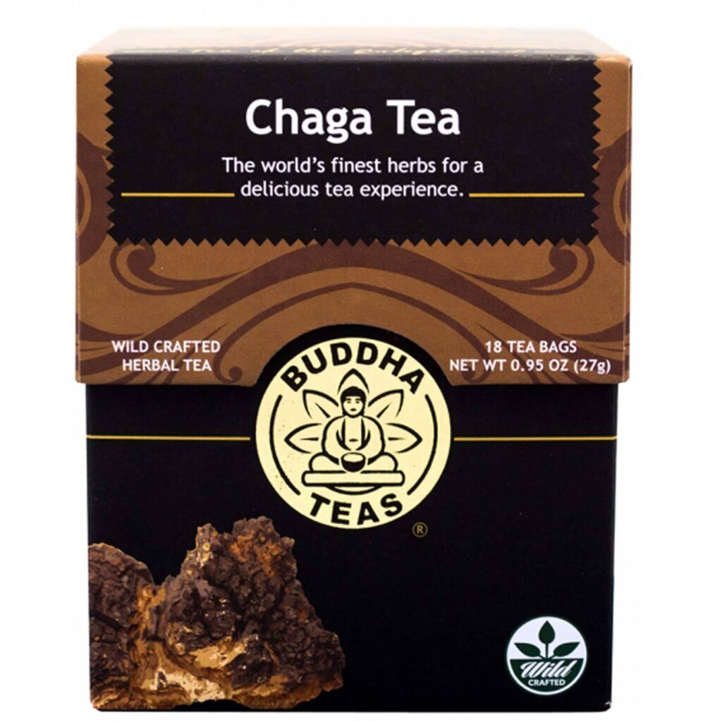 Chá de Chaga Buddha Teas 18 Saquinhos de Chá - Ervas Naturais