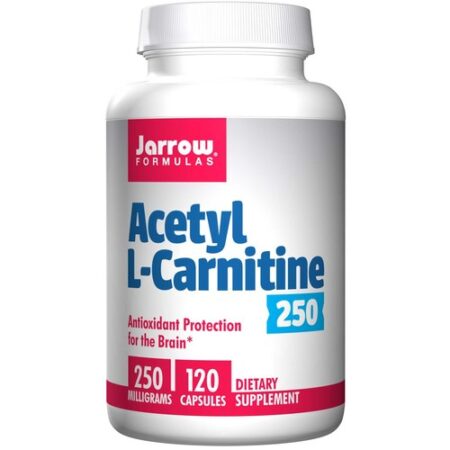 Jarrow Formulas Acetyl L-Carnitina - 250 mg - 120 Cápsulas