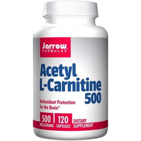 Jarrow Formulas, Acetil L-Carnitina 500 mg - 120 Cápsulas